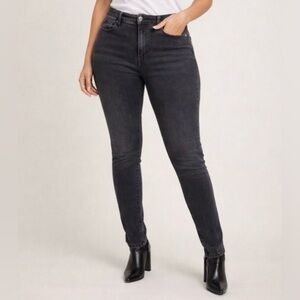 Buffalo David Bitton “Mollie” High-Rise Skinny Jeans – Dark Gray – Size 10